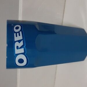 Small Oreo cookie milk cup or mug.